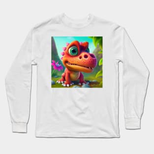 Baby Dinosaur Dino Bambino - Arthur Long Sleeve T-Shirt